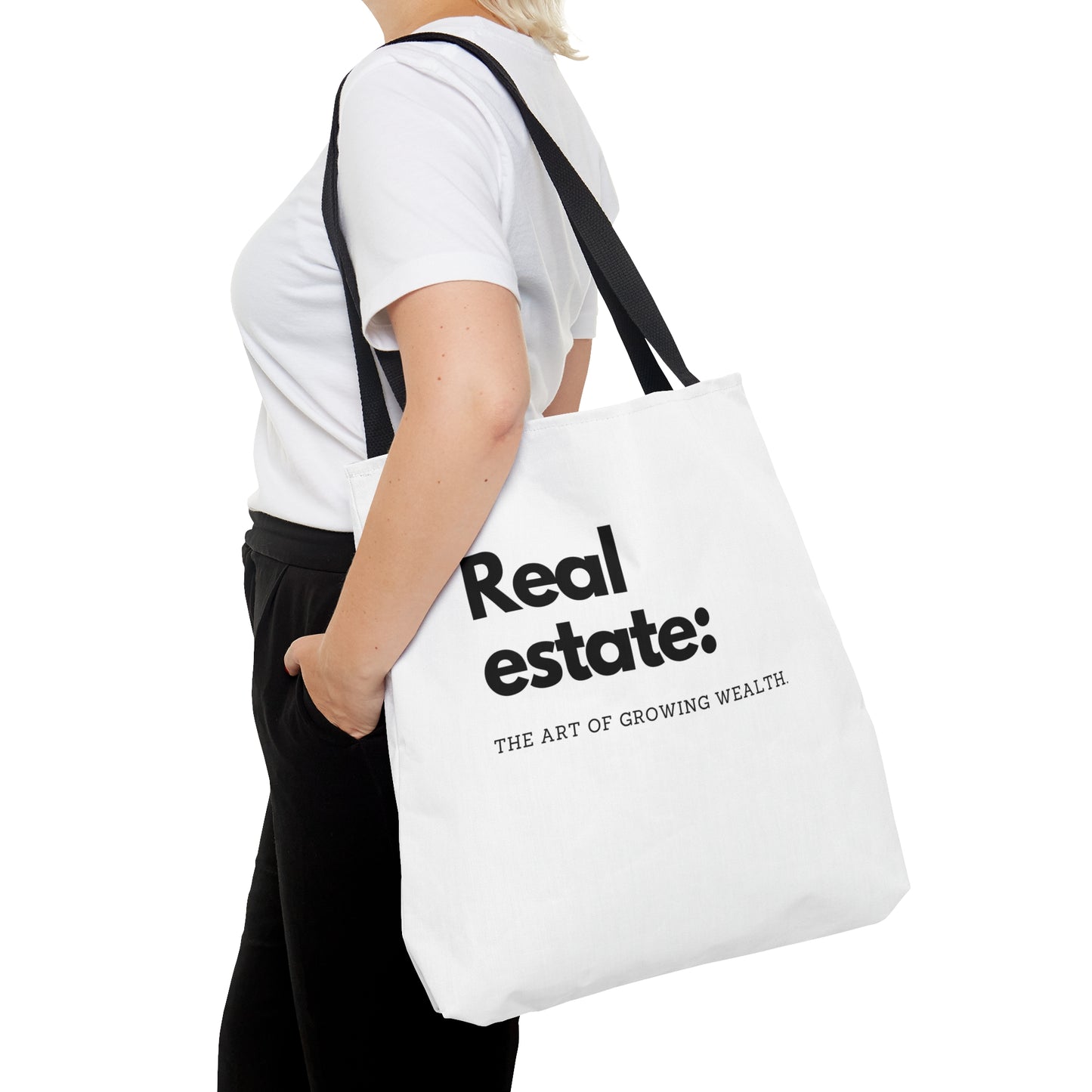 “Real estate: The art of growing wealth” Tote Bag