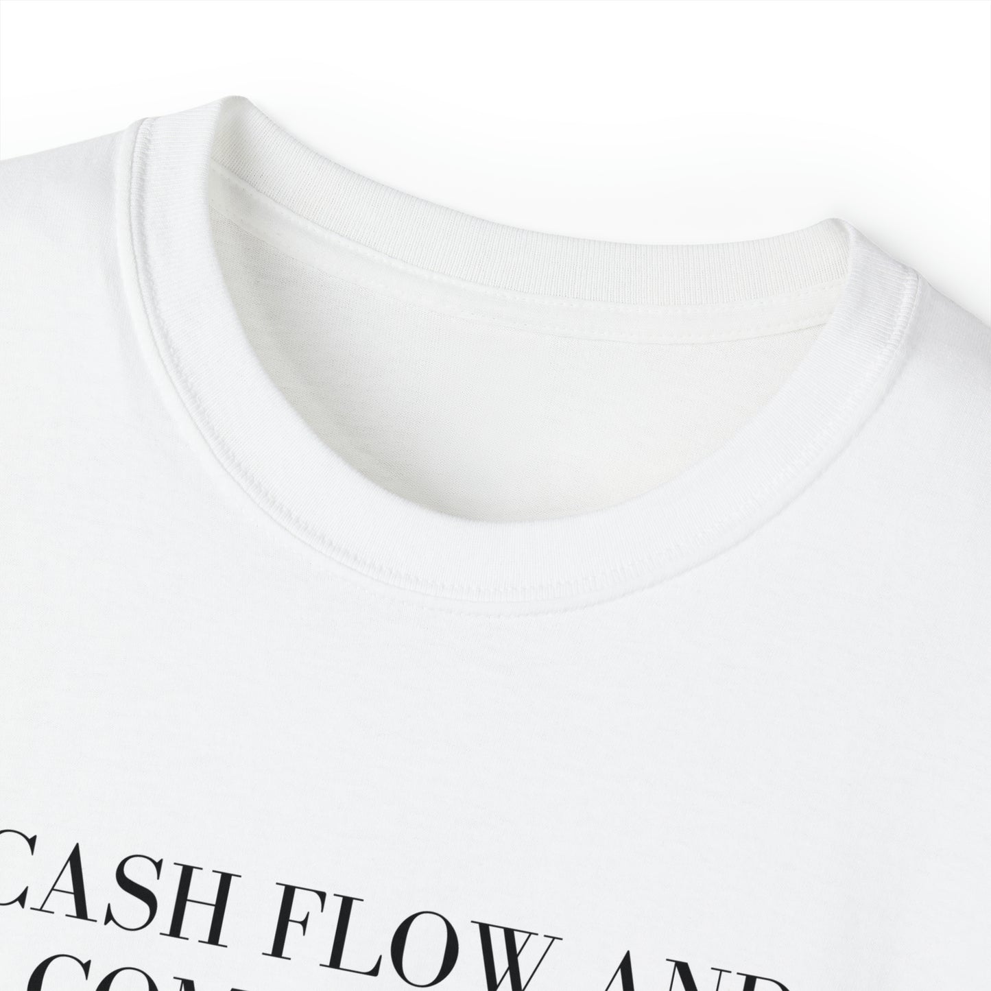 Cash flow and commercial real estate: the perfect partnership. Unisex Ultra Cotton Tee