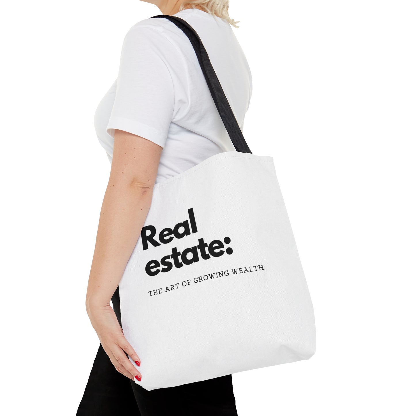 “Real estate: The art of growing wealth” Tote Bag